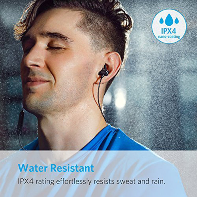 Wireless and Water Resistant Sports Headphones with Mic