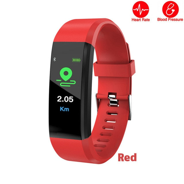 Smart Fitness Watch with Running Tracker and Heart Rate Pedometer