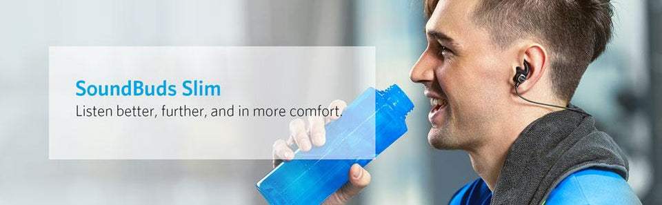 Wireless and Water Resistant Sports Headphones with Mic